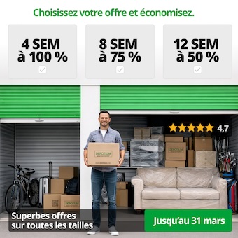 Depotium Mini Entrepôt - Vandreuil Dorion Promotion